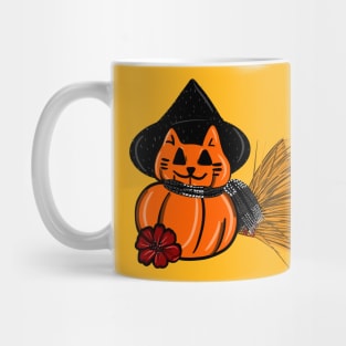 Pumpkin cat Mug